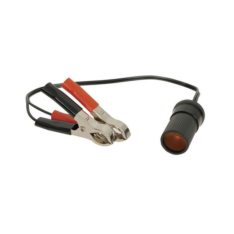 Cigarette Lighter Socket to Battery Clip 400mm