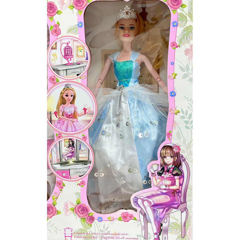 Lovely Princess Doll with Home Furnishings