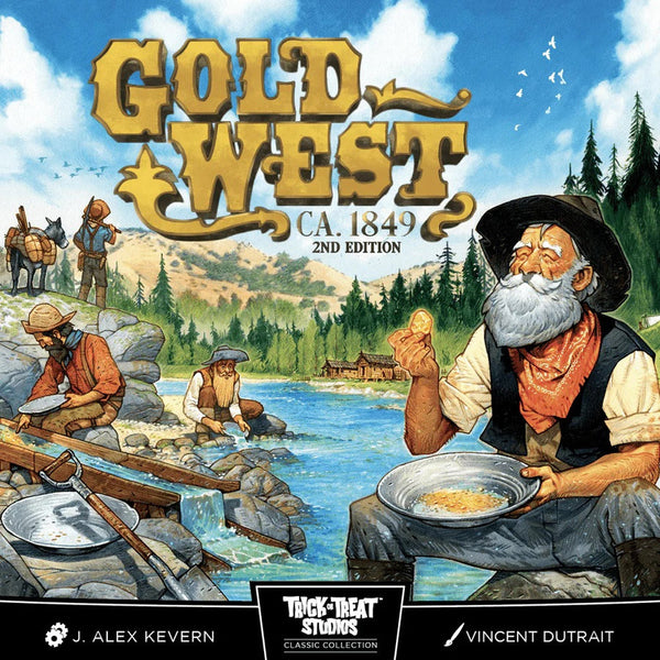 Gold West 2nd Edition Strategy Game