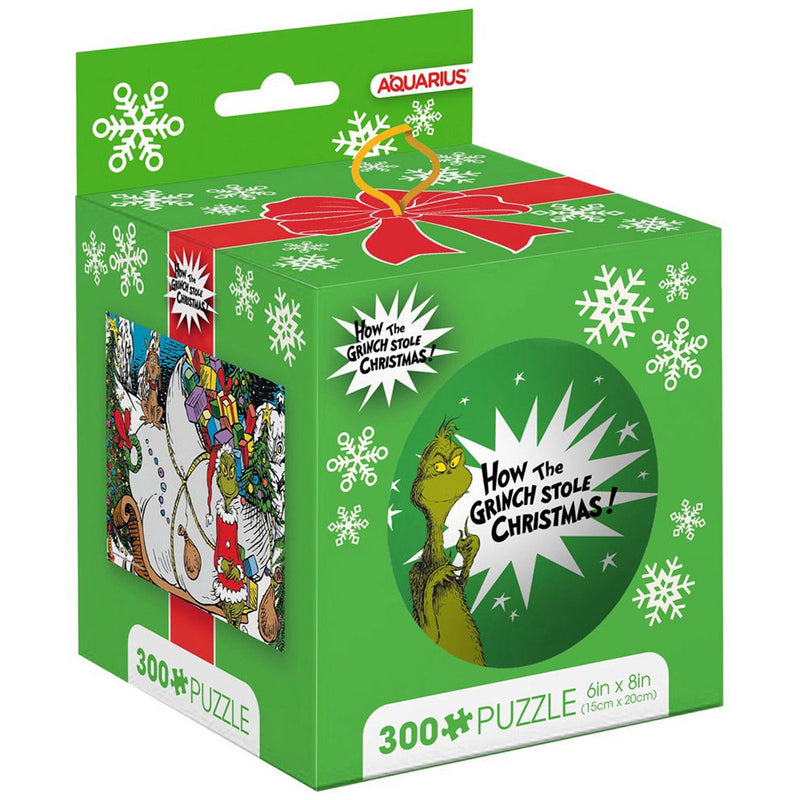 How the Grinch Stole Christmas in Tin Globe Puzzle 300pc