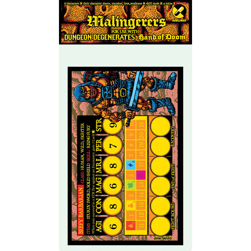 Dungeon Degenerates Malingerers Expansion Game