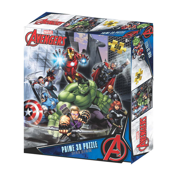 Prime3D Marvel Avengers 500-Piece 3D Puzzle