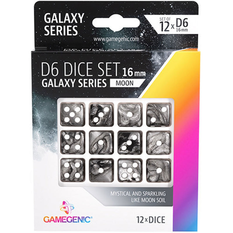 GameGenic Galaxy Series D6 Dice Set 16mm (12pcs)