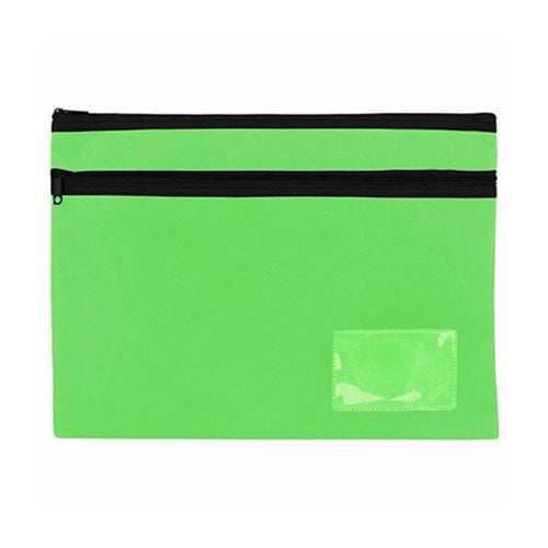 Celco Bright Pencil Case with 2 Zip (345x264mm)