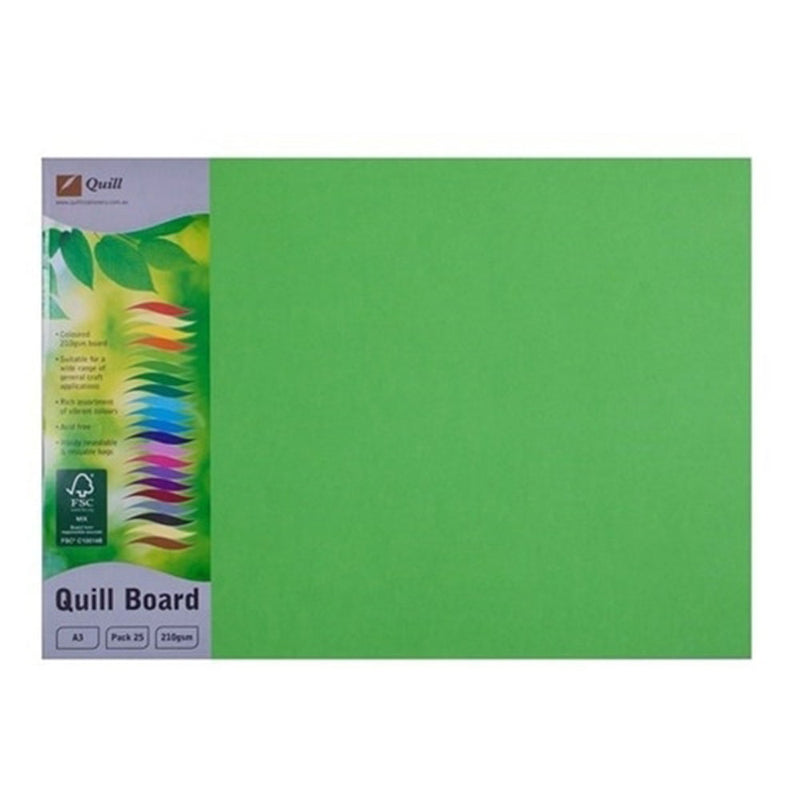 Quill A3 Cardboard 210gsm (Pack of 25)