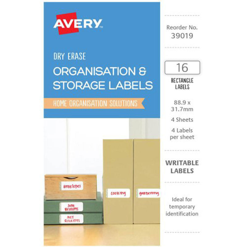 Avery Cancella organizza etichette 16pcs (89x32mm)