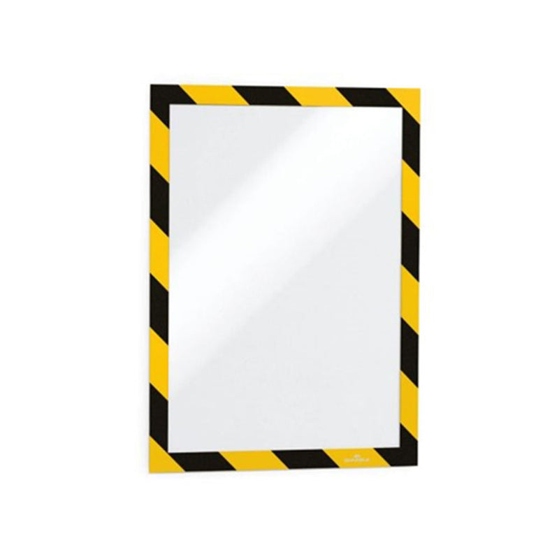 Durable A4 Duraframe Security Safety Sign 2pcs