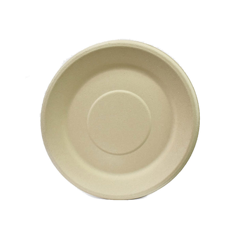 Greenlid Plant Fiber Round Compostable Plate 179mL