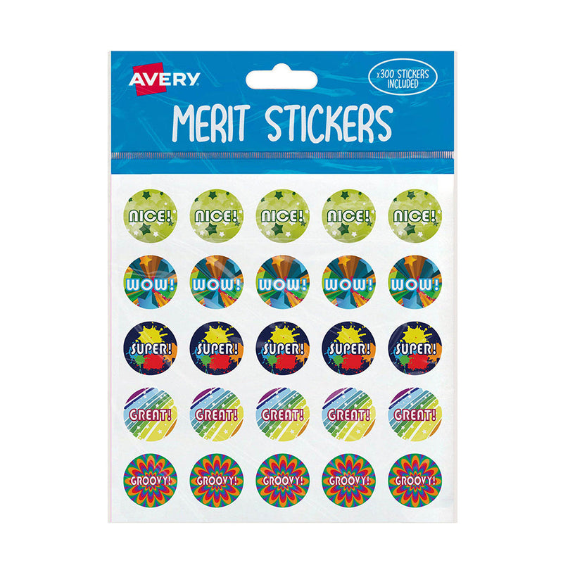 Avery Didascalie Merita adesivi 300pcs