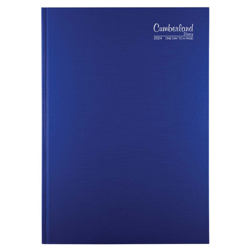 Cumberland Premium Casebound A5 2024 Diary (Blue)