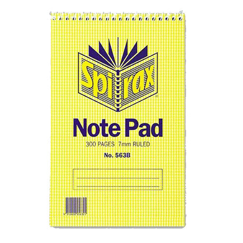 Spirax Short Hand Top Opening Notebook 10pk