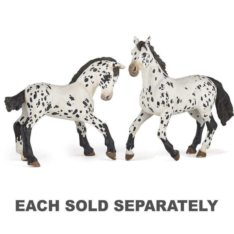 Papo Black Appaloosa Figurine