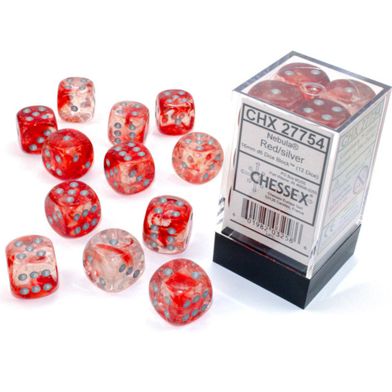 Nebula Chessex 16mm D6 Würfelblock