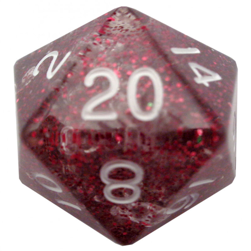 MDG Ethereal Mega acrylique D20 Dice 35 mm