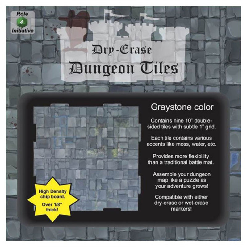  Dungeon-Fliesen Graystone