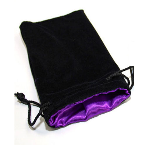 Koplow Large Velvet Dice Bag (Black)