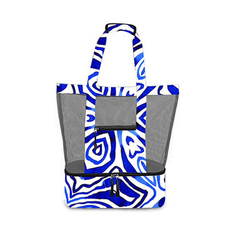 Borsa in maglia da raffreddamento da spiaggia 2 in 1 (60x60x45cm)