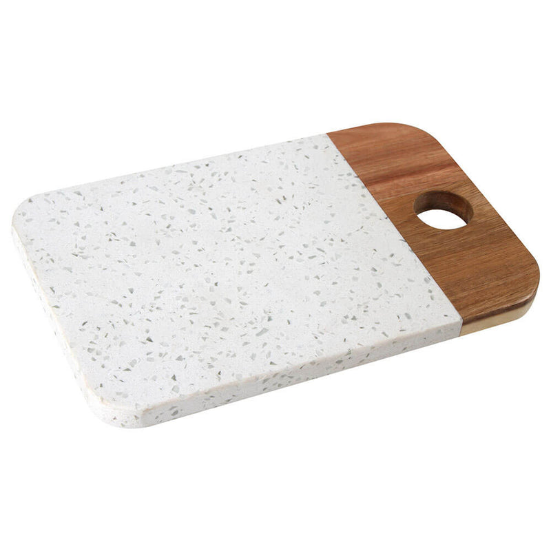 Planche de service en bois et terrazzo Bellance