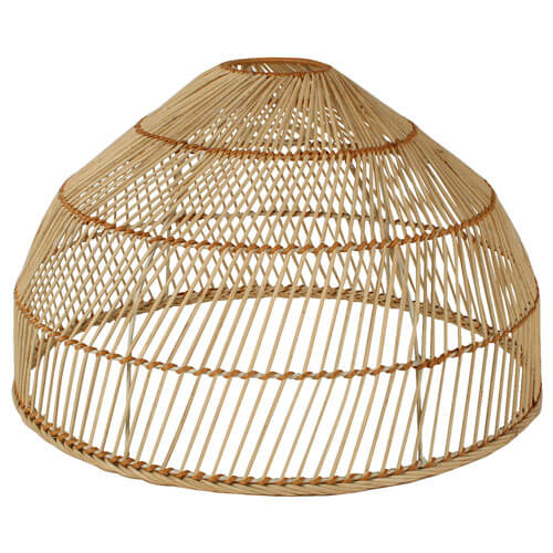 Elisha Rattan Lamp Shade Metal Frame