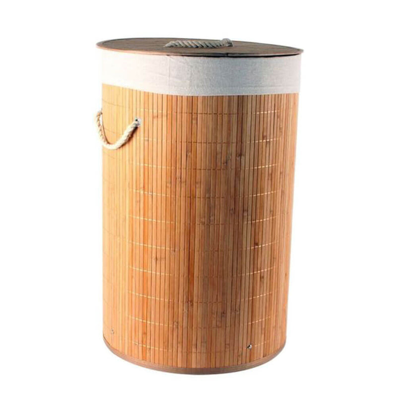 Kalib Bamboo Laundry Basket with Lining