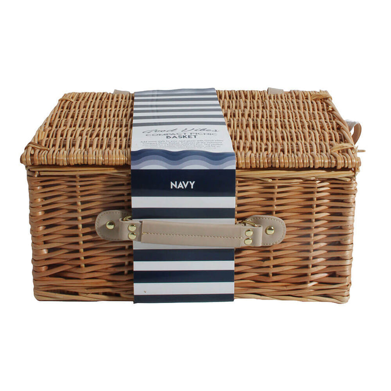 Cesto picnic di salice Hamptons (40x28x20cm)