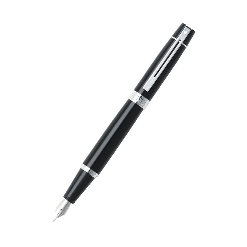 Stylo 300 Noir Brillant/Chromé