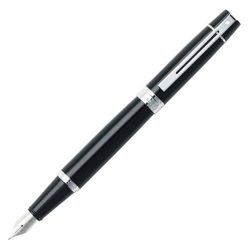 Sheaffer 300 Fine Fountain Pen (Glossy Black)