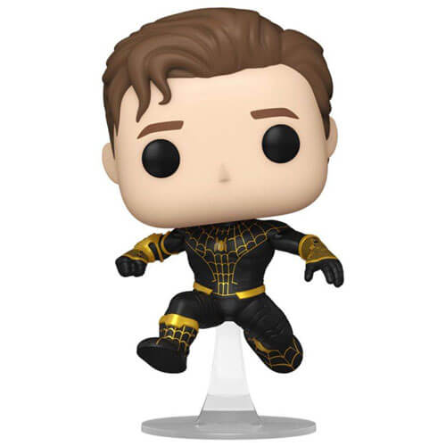 SpiderMan on Black Suit Unmasked US Exclusive Pop! Vinyl