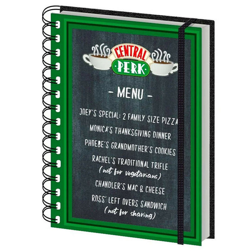 Friends Central Perk Menu Spiral A5 Notebook