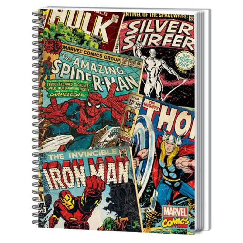 Notebook Marvel Comics Montage