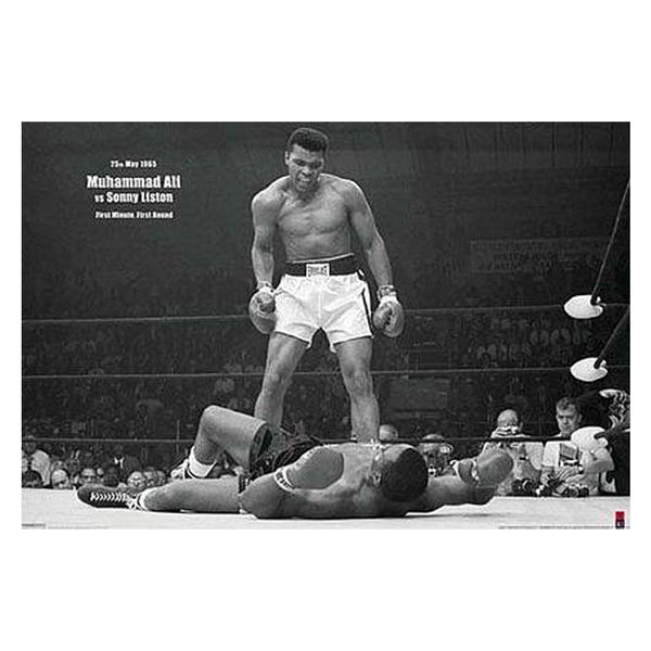 Muhammad Ali Vs Liston Horizontal Poster