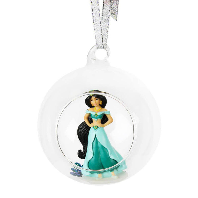 Boule de Noël en verre 3D Princesses Disney