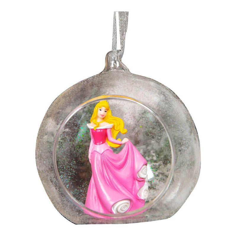 Boule de Noël en verre 3D Princesses Disney