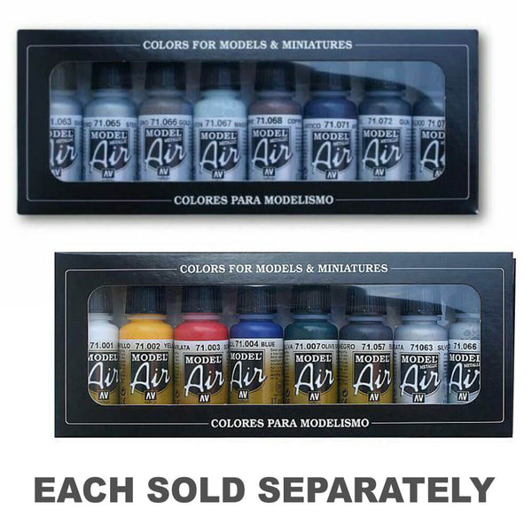 Vallejo Model Air Paint Set of 8 Colour