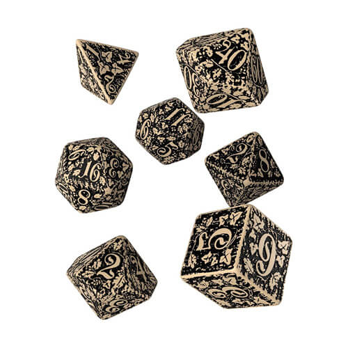 Q Workshop Forest 3D Dice Set of 7