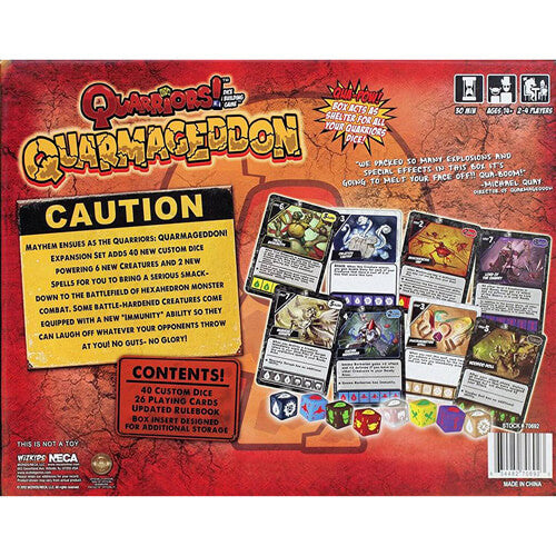 Quarriors Quarmageddon Expansion Board Game