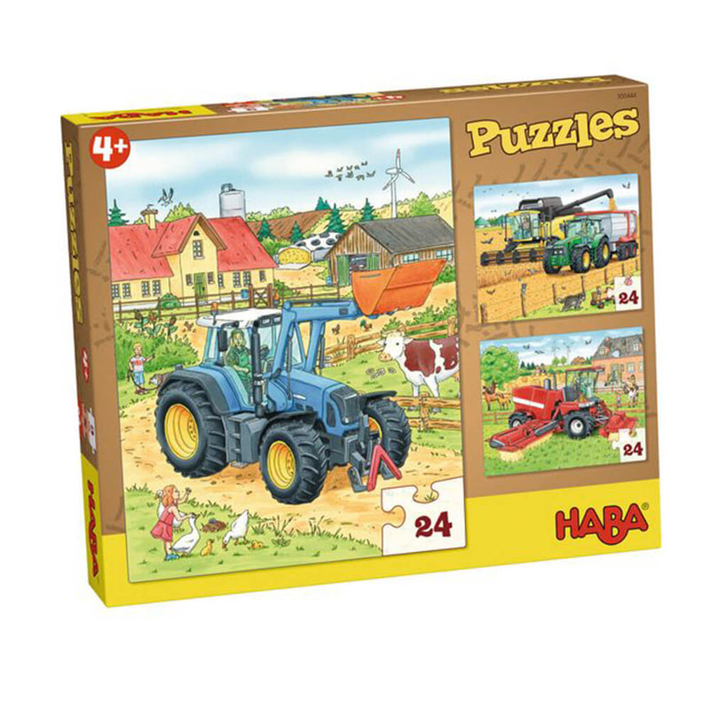 Haba Puzzles avec 3 motifs 24pcs