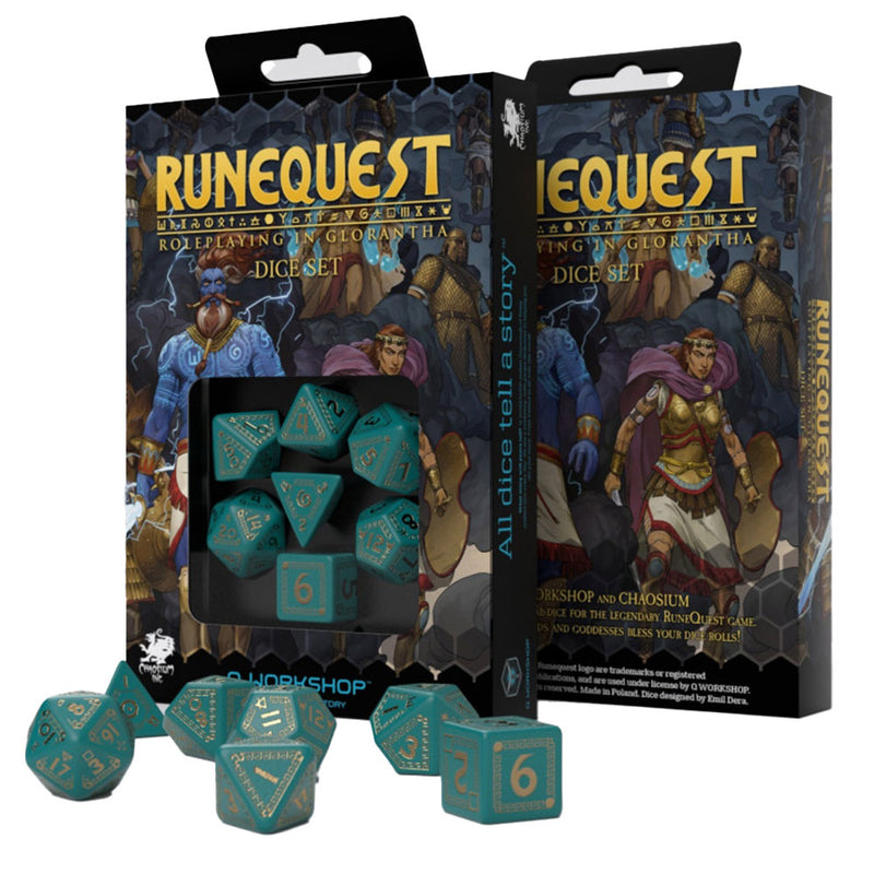 Q Workshop Runequest Würfelset 7tlg