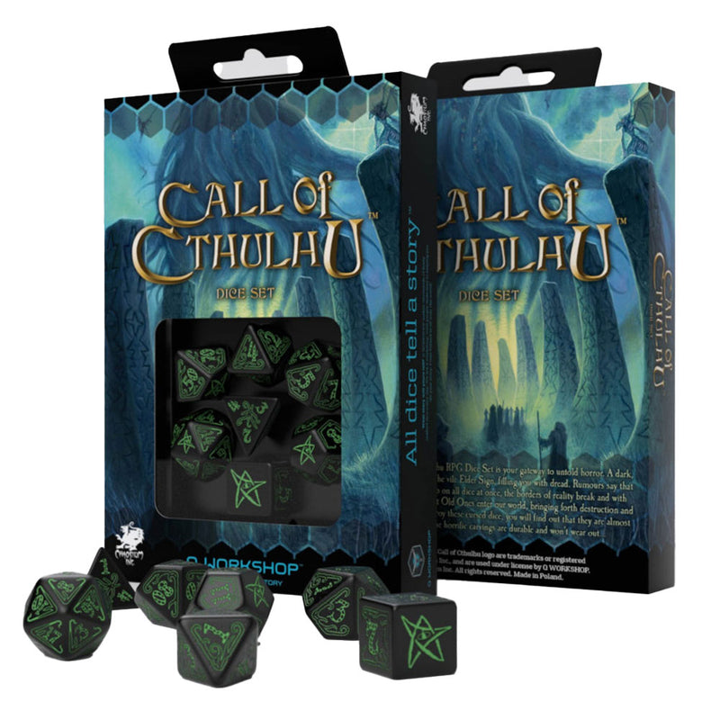 Q Workshop Call of Cthulhu Würfelset 7tlg