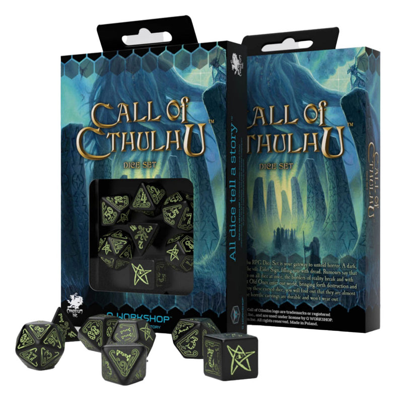 Q Workshop Call of Cthulhu Würfelset 7tlg