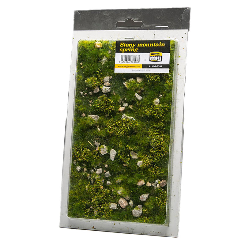 Munition von MIG Dioramas Stony Mountain Grass Mat