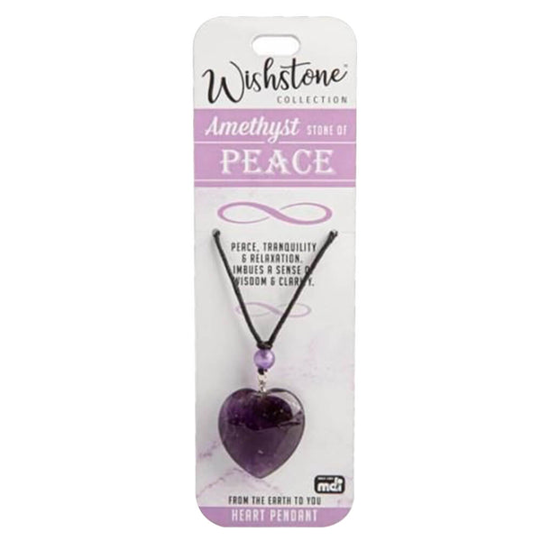 Wishstone Collection Pendentif Coeur Améthyste