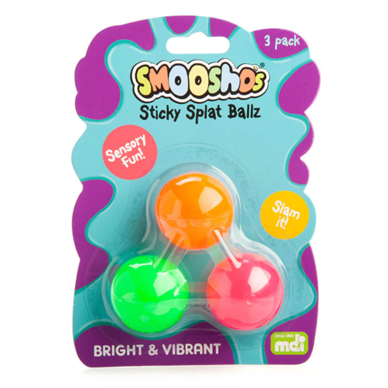 Smoosho's Sticky Splat Ballz (set di 3)