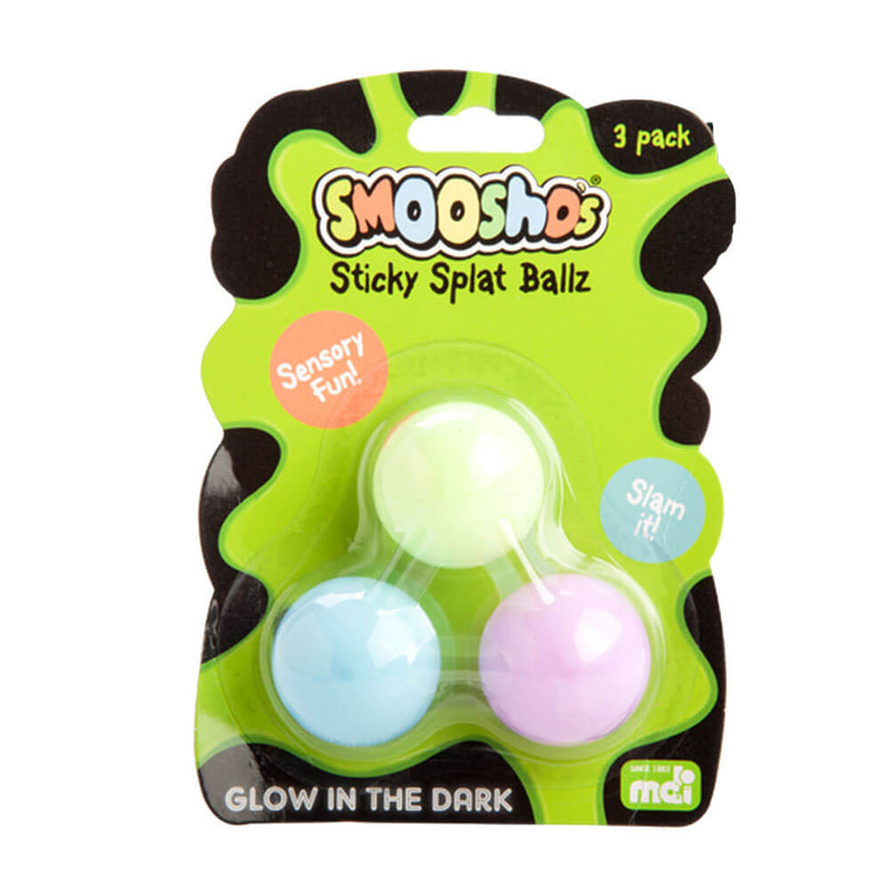 Smoosho's Sticky Splat Ballz (set di 3)
