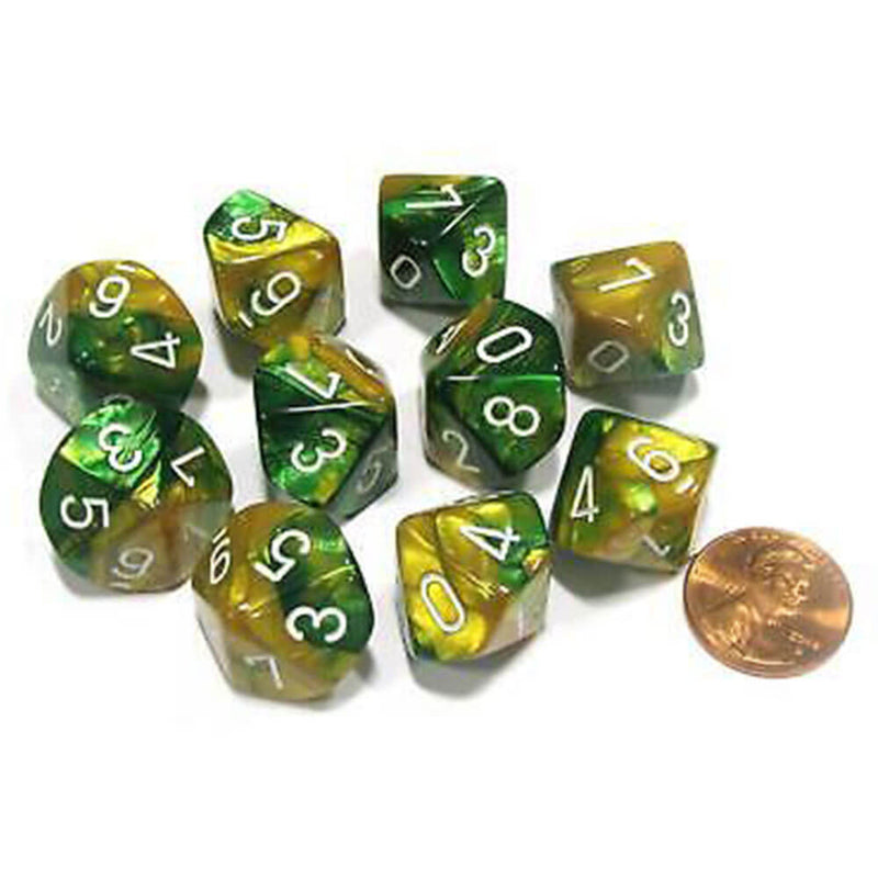 Set di gemelli poliedrici di Chessex D10 D10