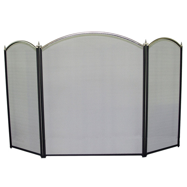 FireUp 3 Fold N/Plate Arch Fire Screen