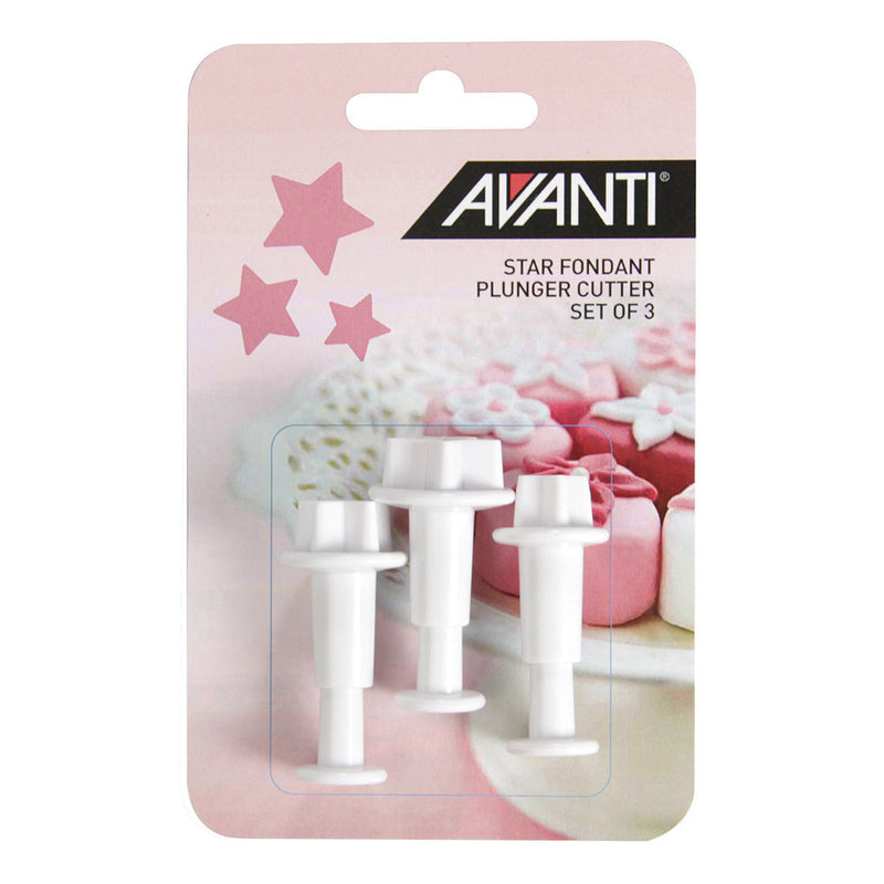 Ensemble de coupe Plunger Avanti Fondant (3pcs)