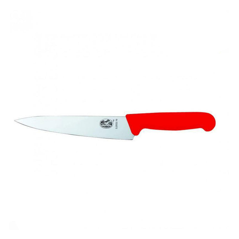 Victorinox Cooks intagliato intagliato Fibrox Hands (rosso)