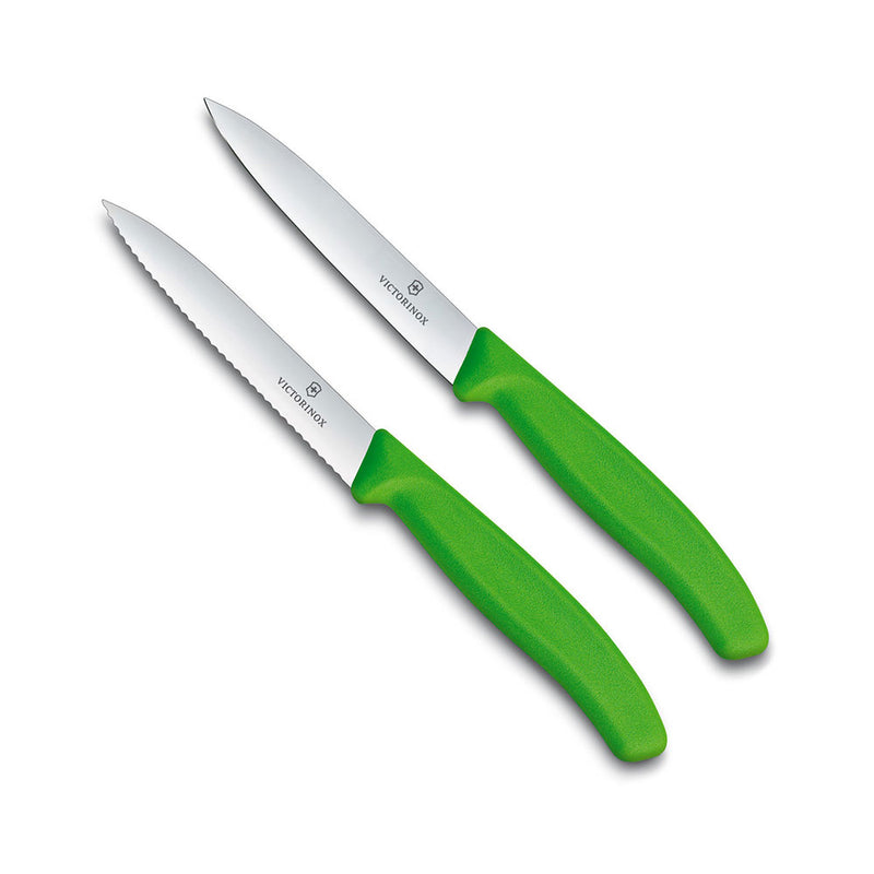 Victorinox puntato coltello da riferimento seghettato 2 pcs 10 cm