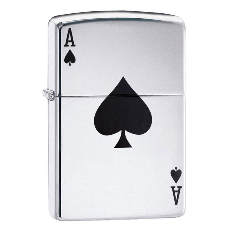 Zippo Lucky Ace High Polished Chrome Lighter